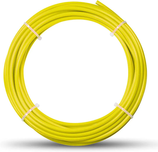AGASHE PNEUMATIC Yellow PU AirTubing Pipe Hose Pu Air Hose for AirLine Tubing or Fluid Transfer Tubing5/32 1/4 3/8 1/2 0D4mm/6mm/8mm/10mm/12mm
