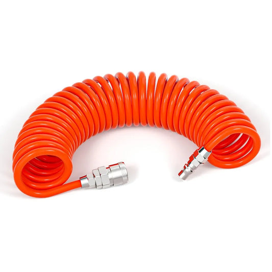 AGASHE PNEUMATIC 1/4 Inch RedPneumatic Spring Tube Air CompressorAccessories Polyurethane Air Pipe AirPressure Hose Spring Tube