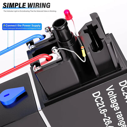 AGASHE PNEUMATIC 1/4"NPT SolenoidValve 4V210-08 12V/24V/110V/220VSingle Coil Pilot-Operated Electric 2Position 5 Way Connection Type